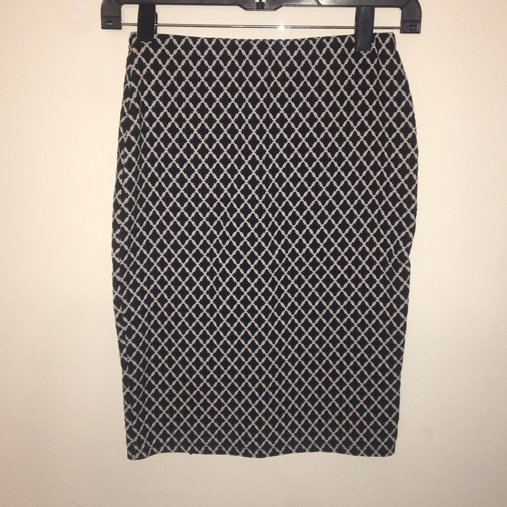 Knee length skirt